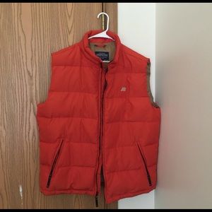 Men’s Size XL Orange, Front Zippered Vest